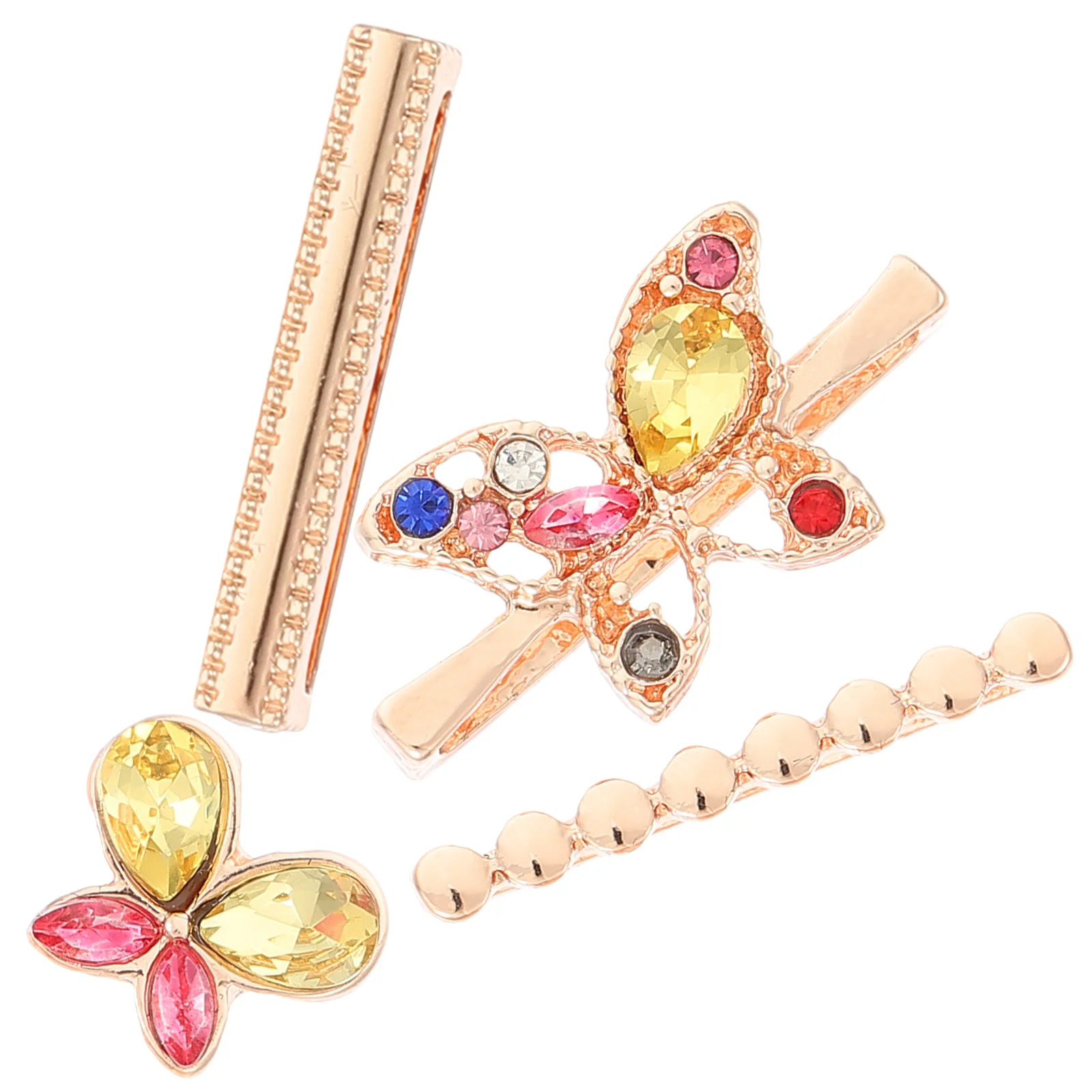 

1 set 1 Set Watchband Charm Smartwatch Band Ring Loop For Watch Strap Decoration Alloy Resin Diy Accessories Tiny Charms Stylish