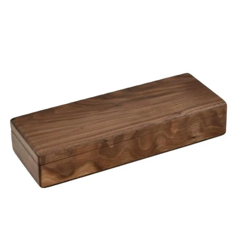 Black walnut high-end desktop storage box watch display box storage box solid wood jewelry box