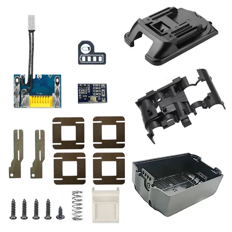 Scatola della custodia della batteria agli ioni di litio scheda di protezione della ricarica PCB per MAKITA 18V BL1830 6.0Ah LED indicatore della