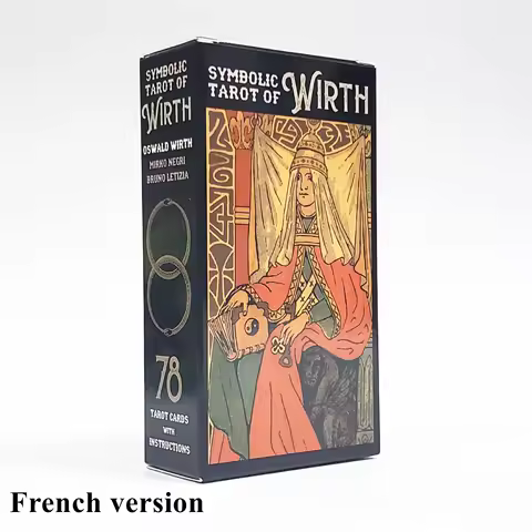 French Symbolic Tarot of Wirth Tarot Cards Oracle Cards for Divination Fate Tarot Deck Board Game for Adult Tarot Deck Astrology
