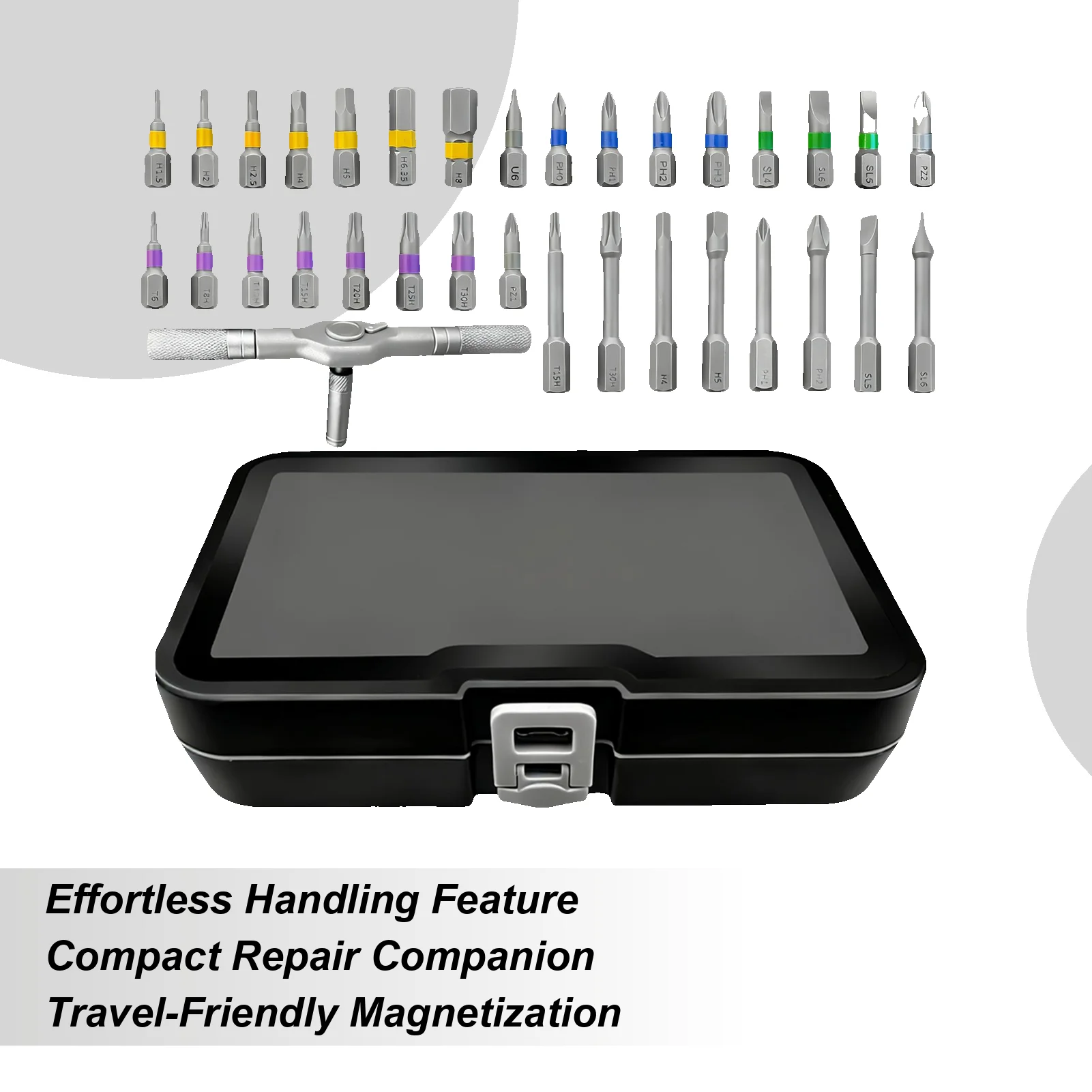 

Screwdriver Bits Alloy Steel Ergonomic Precision Drill Bit For Screwdriver For Bikes Watch Eyeglass Furniture Beginners