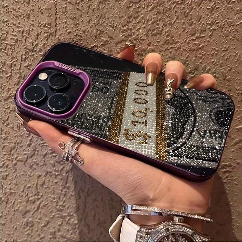 Fashion US Dollar Pattern New Phone Case For IPhone 16 15 14 13 12 11 Mini Pro Max X XR XSMAX 8 7 Plus Fall Matte Back Cover