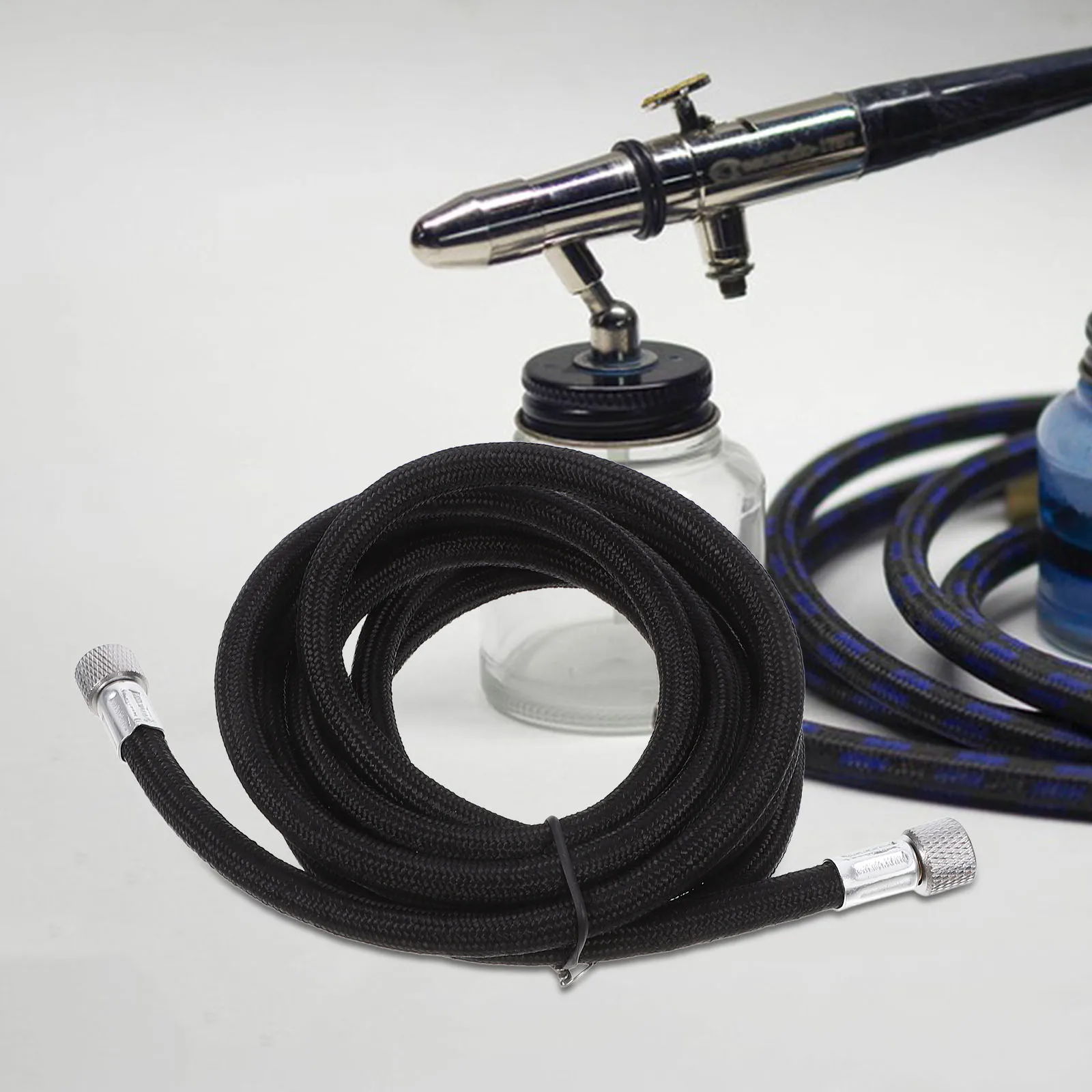 

Replacement Airbrush Hose Braided Flexible Core for Precise Control in Art Craft Pottery Spray Brush Hose Universal Fit