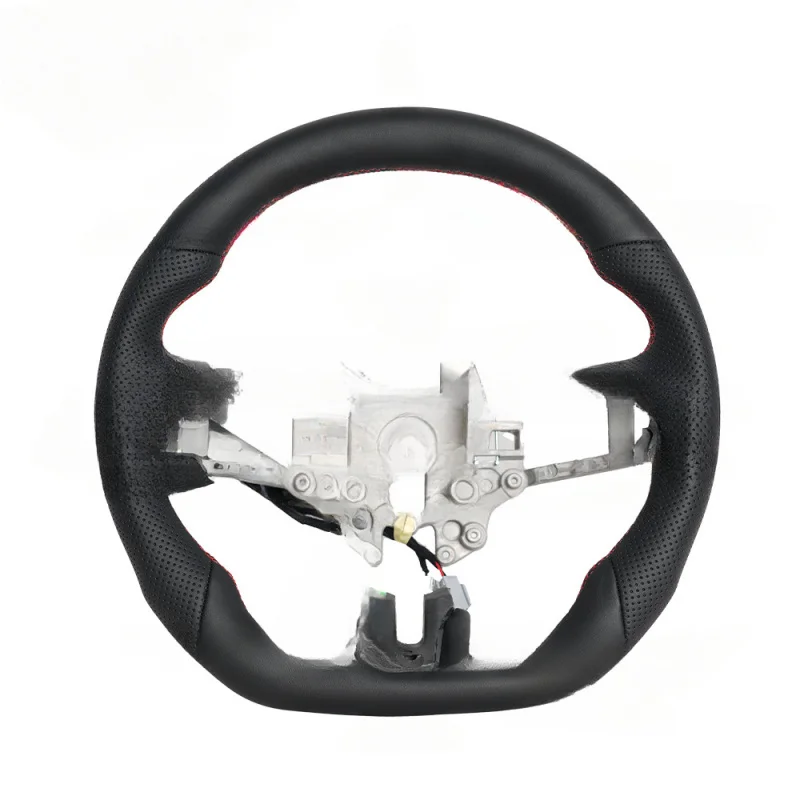 

For Ford Mustang GT Shelby (2015-2017) Full Leather Flat Bottom Steering Wheel