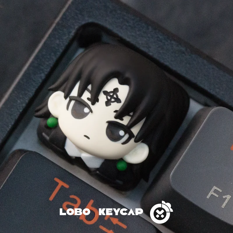 Cartoon Keycaps Hunterxhunter Chrollo Lucilfer Gon Freecss Anime Character Merchandise Keyboard Accessory Esc Replacement Keycap
