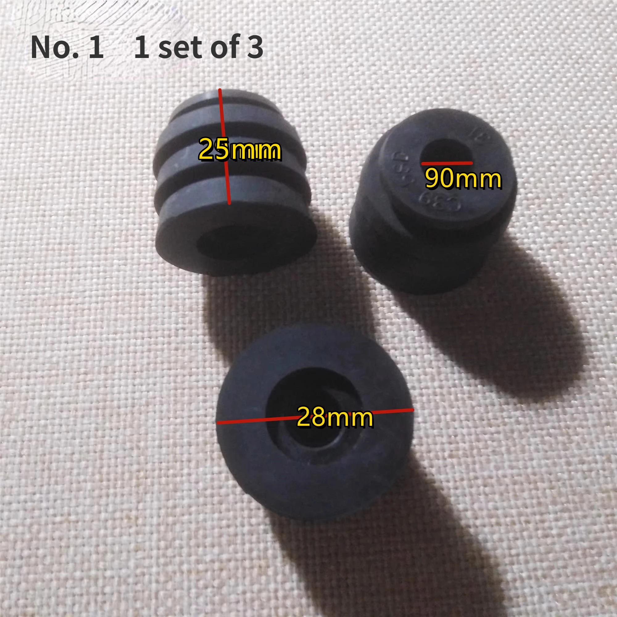 For Midea Zhigao Haier 1p1.5p2p3p air conditioner compressor anti-vibration rubber pads