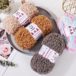 1Pc 100g Teddy Loop Yarn For Hand Knitting Acrylic Crochet Yarn Knit line sweater scarf hat Crocheting Threads bag Amigurumi