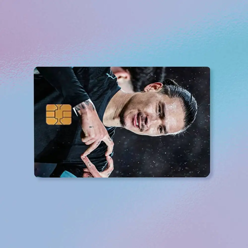 Darwin Nunez-Z Football Player  Credit Card HD Stickers Premium matte film effectively prevents fingerprints and daily abrasion.