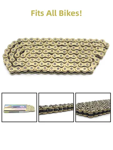 Universal Motorcycle Chain 520 525 530 120L (NO O-RING&X-RING) for Honda Suzuki Yamaha KAWASAKI DUCATI BMW CAGIVA APRLIA
