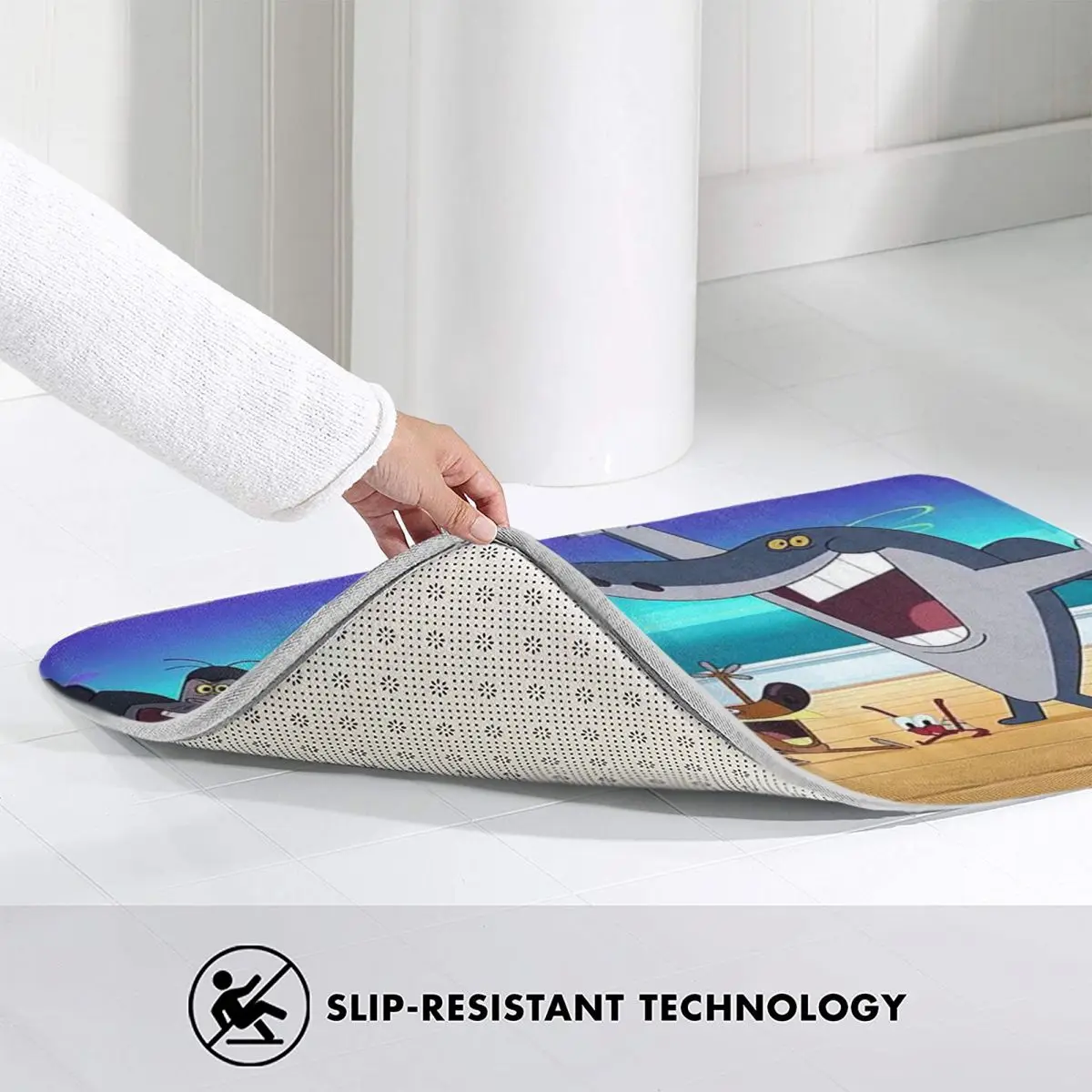 منعرج وشاركو الرسوم المتحركة طفل عدم الانزلاق ممسحة الكلمة حصيرة مكافحة ارتداء السجاد البساط للمطبخ مدخل المنزل غرفة نوم مسند القدم الحصير