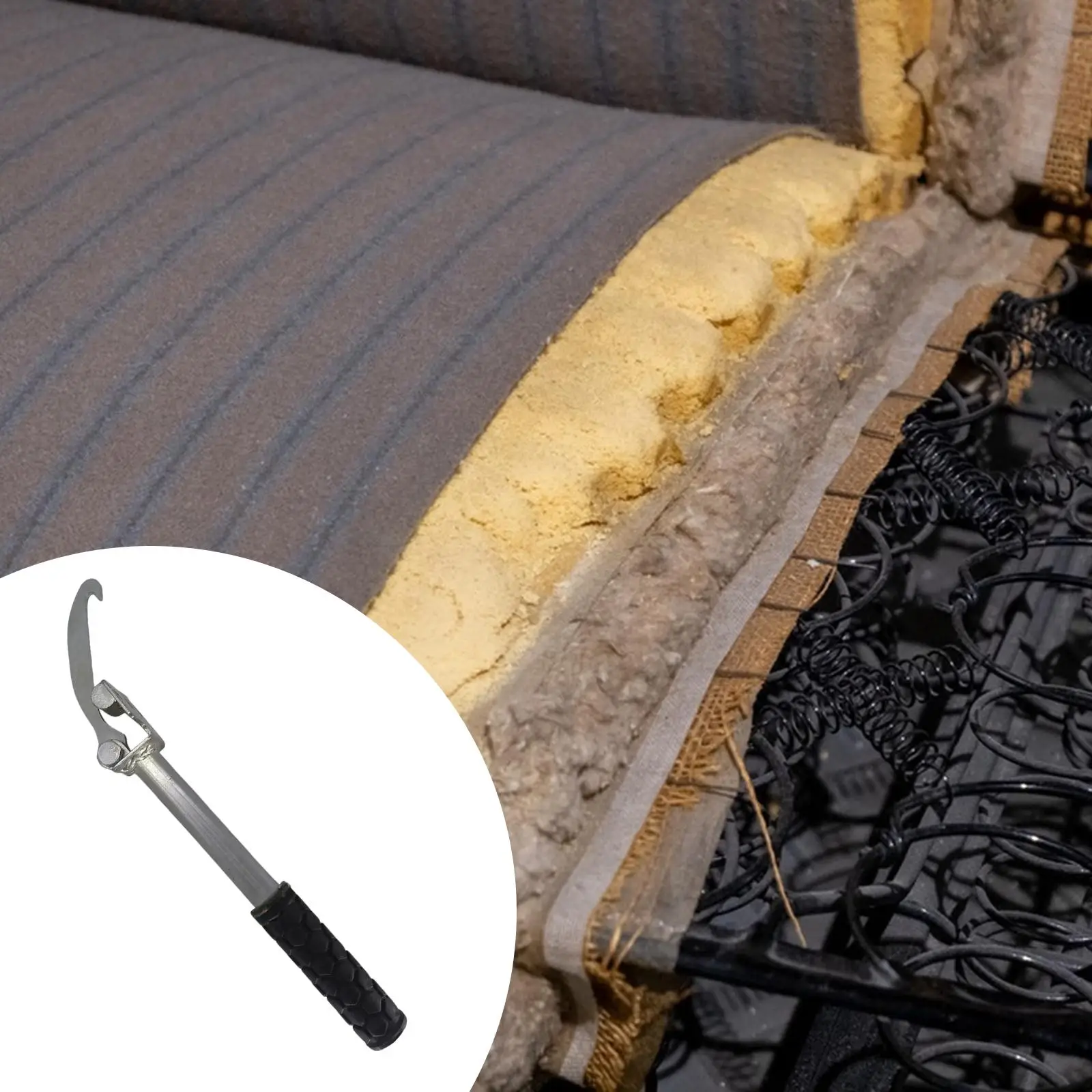 

Sofa Repair Spring Puller Spring Hook 13.58 inch Long Convenient Easy to Install Solid Structure Compact Upholstery DIY Tool
