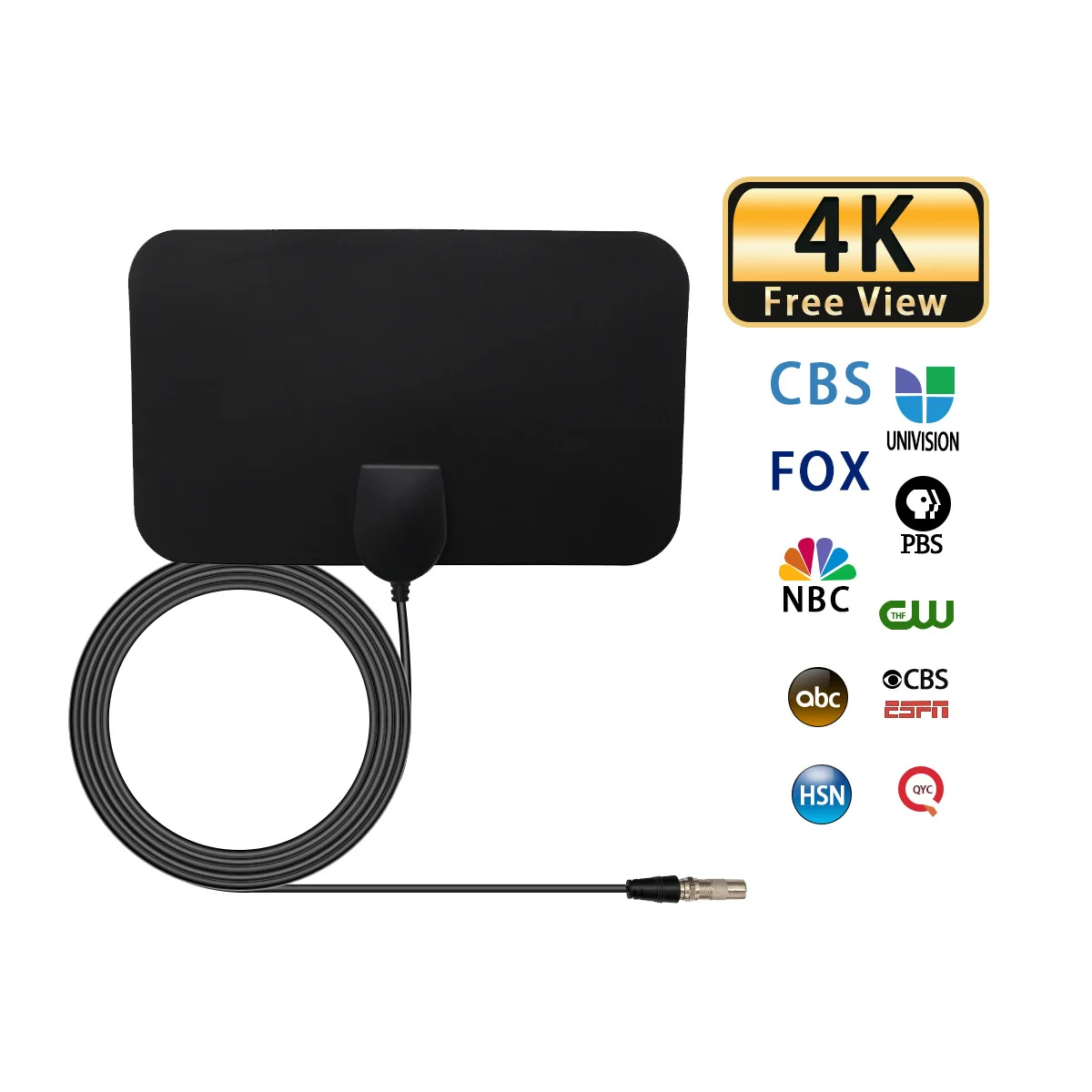Cross-border European and American indoor digital TV ground wave antenna mini HDTV antenna DVB-T