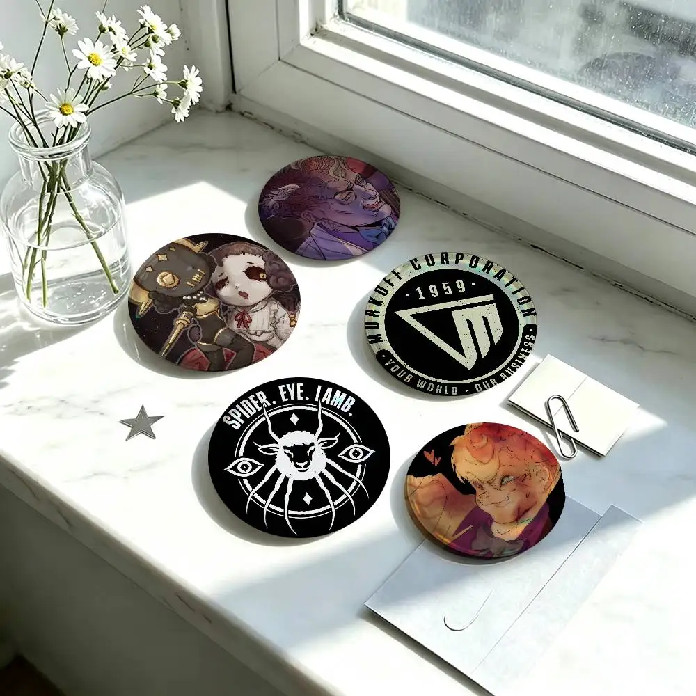 Game The O-Outlast Trials  Round Badge Game Figure Button Pin Tinplate Brooch Clothes Bag Accessories Friends Gift