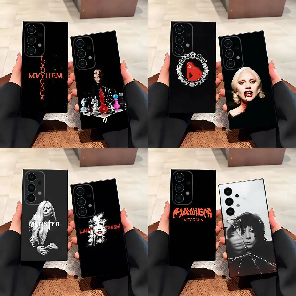 

L-LADY GAGA MAYHEM Phone Case For Samsung S25,S24,S21,S22,S23,S30,Ultra,S20,Plus,Fe,Lite,5G Black Cover