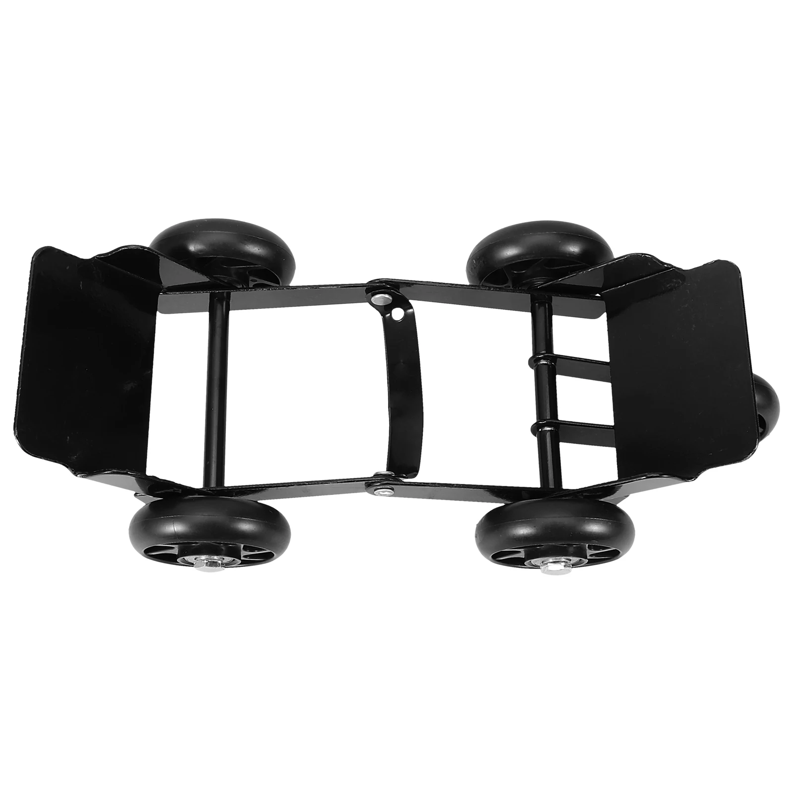 

Flat Tire Booster Trolley Motorcycle Electric Tricycle Black Steel Emergency Tire Wheel Mover Vehicle Assistance Safe Moving