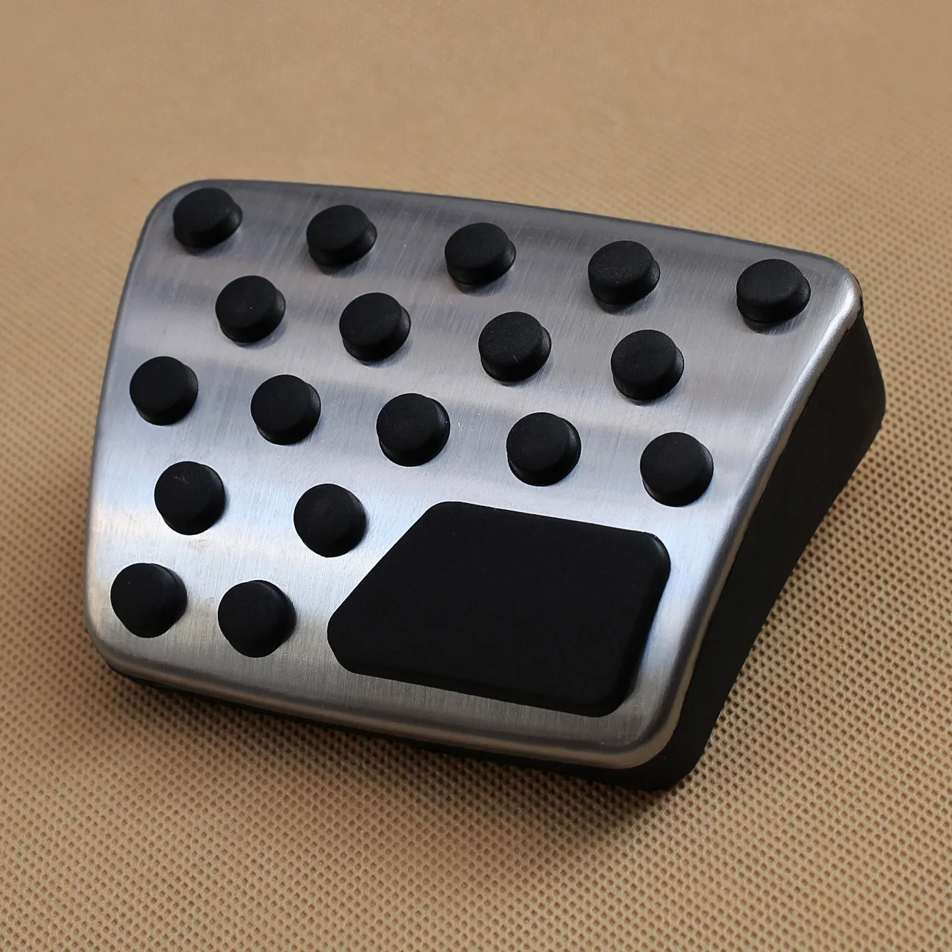 Stainless Steel Foot Brake Gas Pedal Pad Cover Trim For 2014-2023 Jeep Cherokee KL