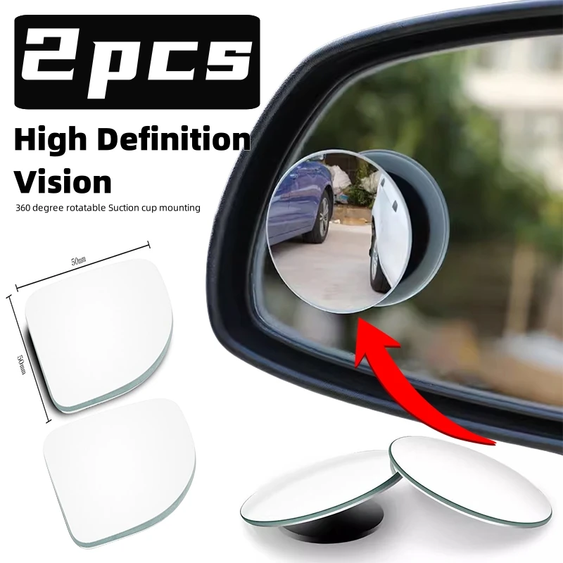 

Car Rearview Mirror Reverse Tool Small Circular Mirror Car High-Definition Auxiliary Blind Spot 360 Degree Multifunctional Refle