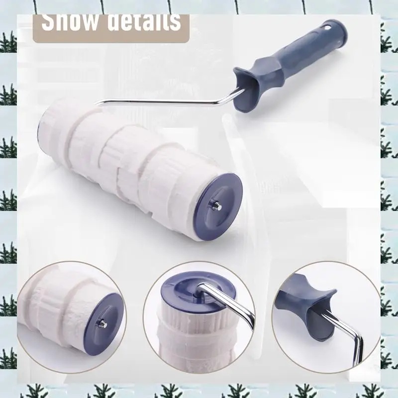 

ABLG декоративная краска валик узор инструмент для рисования стены Diy художественная краска текстура катящийся цветок рулон