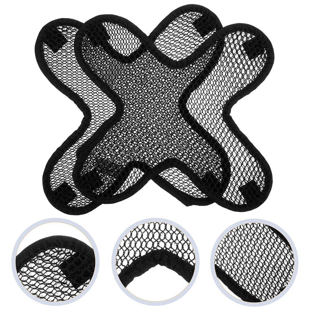 

3pcs Safety Cap Insert: Breathable Mesh Liner Sweat Absorbing Cooling Pad For Construction Sports Hard Hat Workers