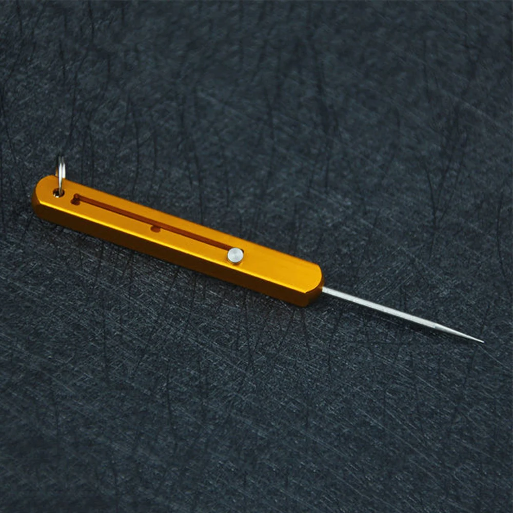 Portable Titanium Toothpicks Three Gear Adjustment Reusable Toothpicks Metal Teeth Picks Versatile Fruit Picker