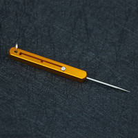 Portable Titanium Toothpicks Three Gear Adjustment Reusable Toothpicks Metal Teeth Picks Versatile Fruit Picker