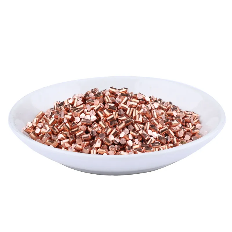 High-Purity Cu 99.99% Electrolytic Copper Granules, Pure Copper Particles, Electrolytic Copper Blocks, Copper and Brass Particle