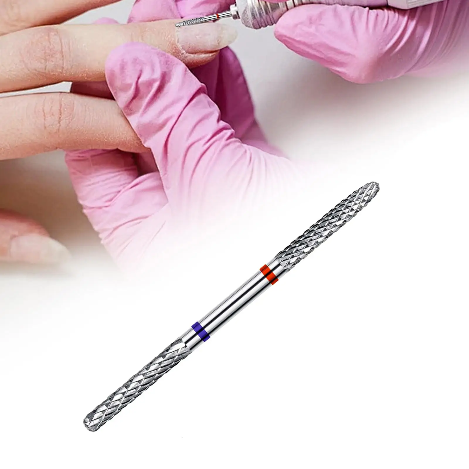 2xFresa per punte da trapano per unghie per pedicure Lima per unghie elettrica per manicure