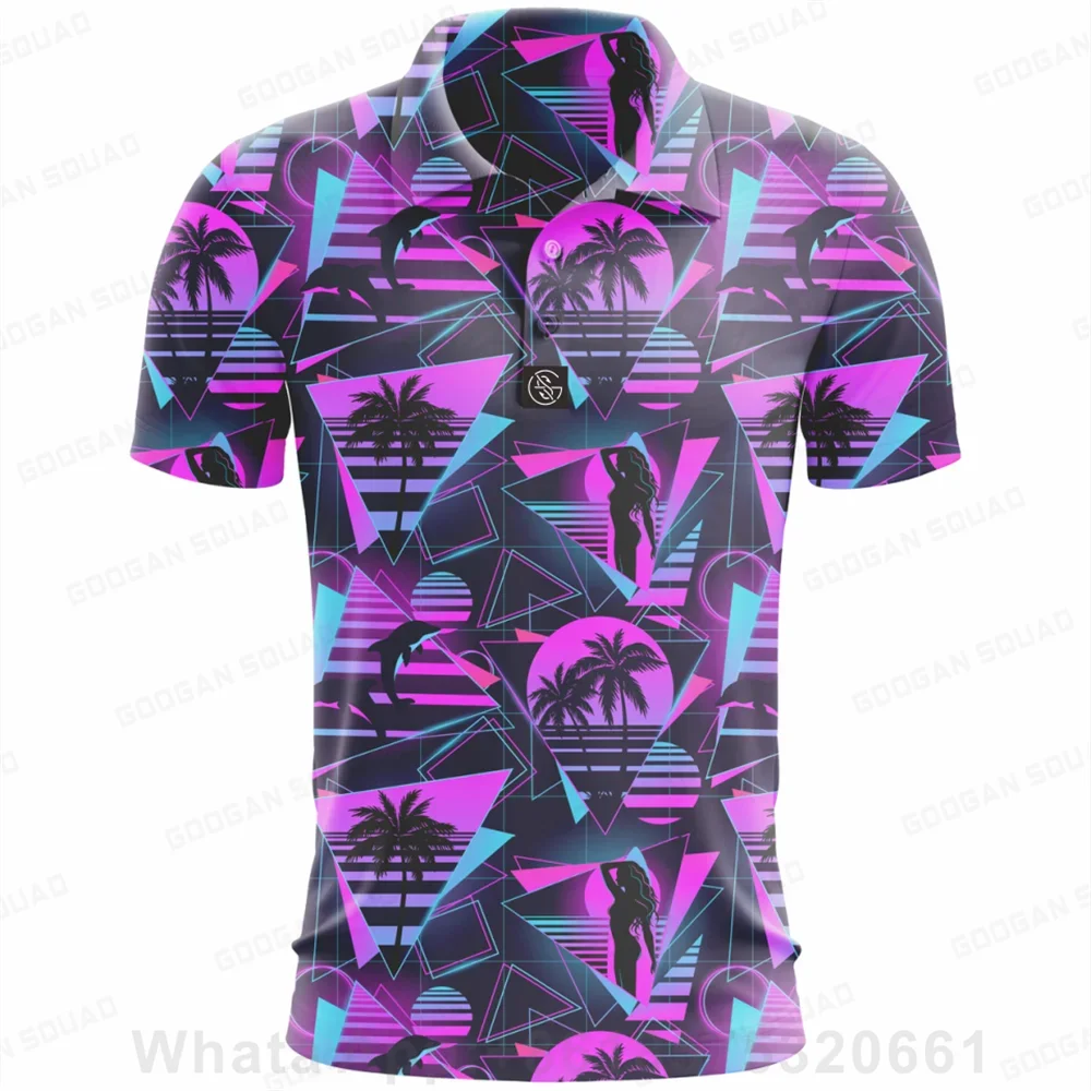 

Plus Size Summer Polo Shirt Casual Fashion Polo Tee Shirts Men Short Sleeve Quick Dry Fishing Golf T-Shirt Tops Clothing