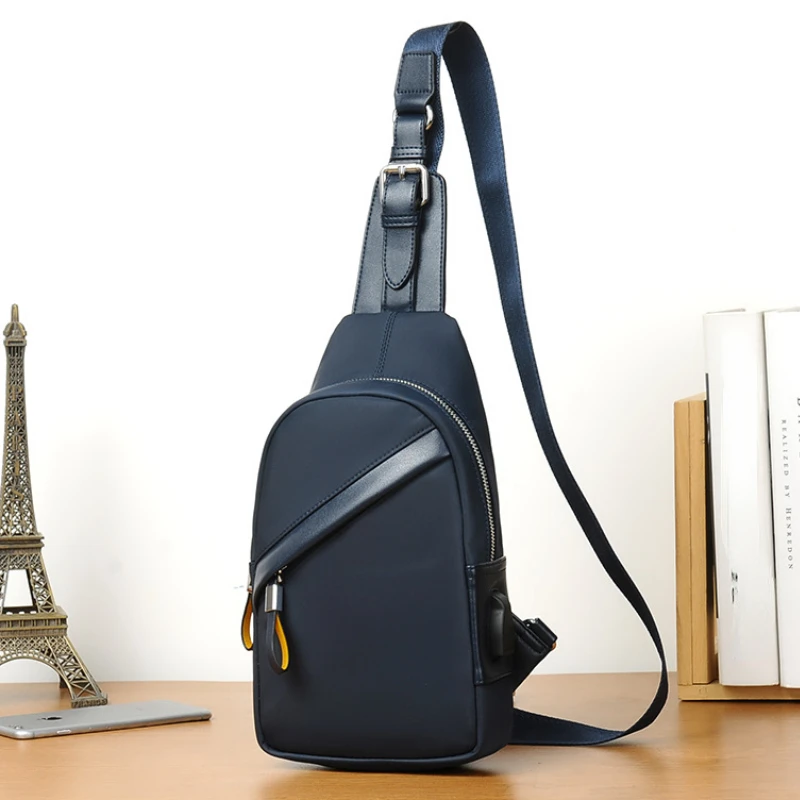 Sac de poitrine portable Chikage pour homme, sac à bandoulière simple et décontracté, tendance de la mode coréenne, personnalité initiée