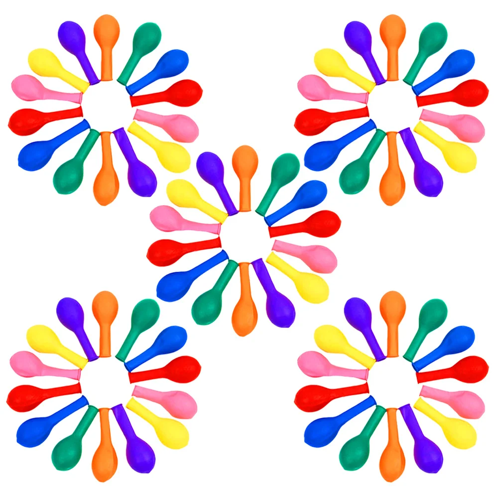 

100pcs Fluorescent Balloons Latex Neon Glow In The Dark Party Decorations For Birthday Wedding Festival Celebration