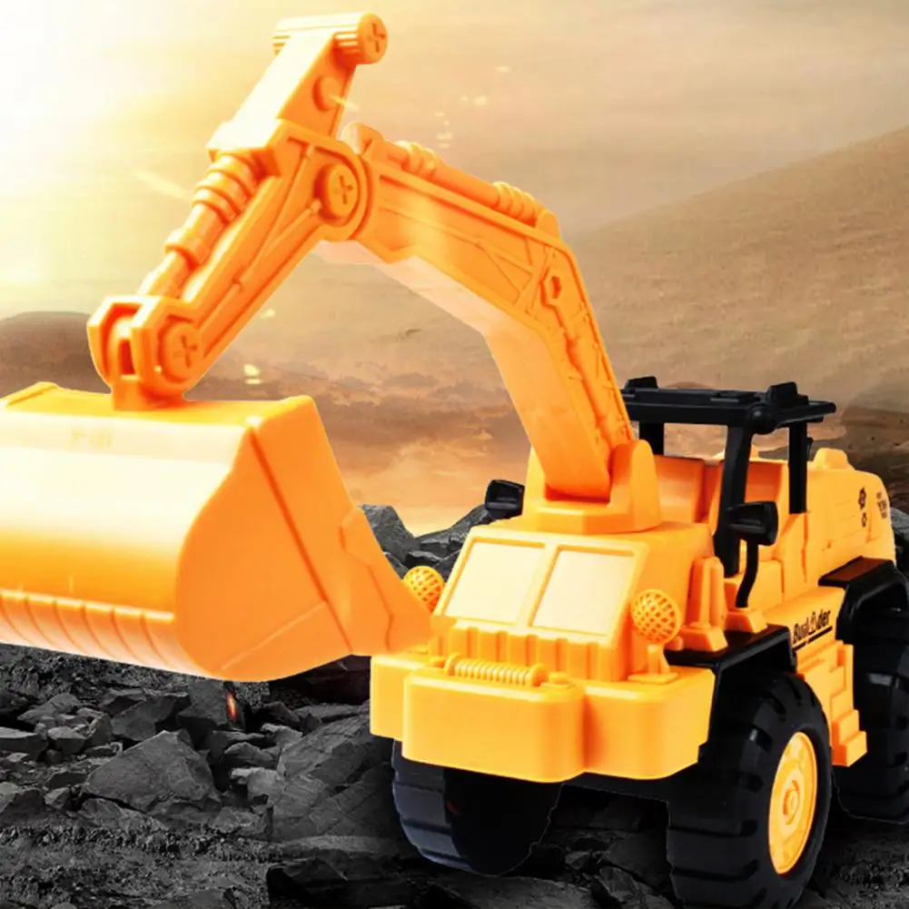 Beach Truck Toy Glide Forward Simulation Excavator Bulldozer Model Toy Indoor Outdoor Sand Construction Vehicle Kids Sand Toy