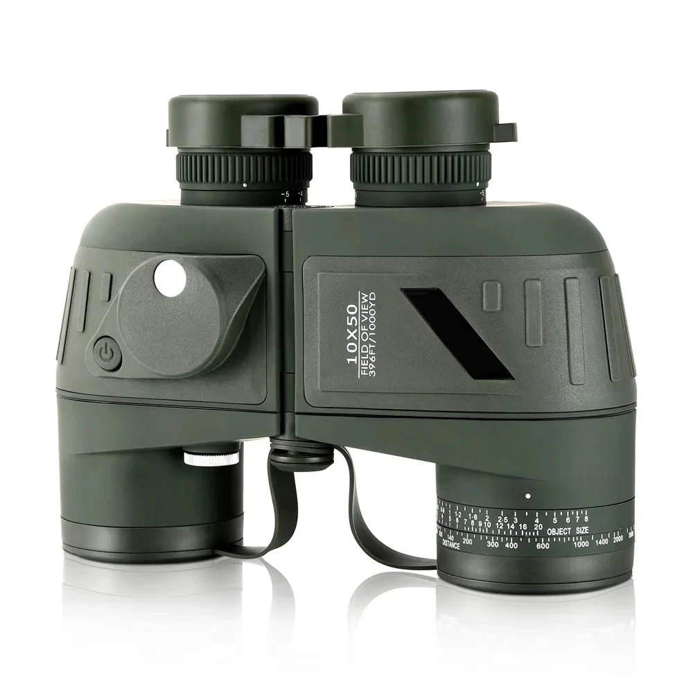 APEXEL 10X50 Marine Binoculars for Adults With Rangefinder Compass Hunting Binoculars for Boating Navigation Nitrogen Waterproof