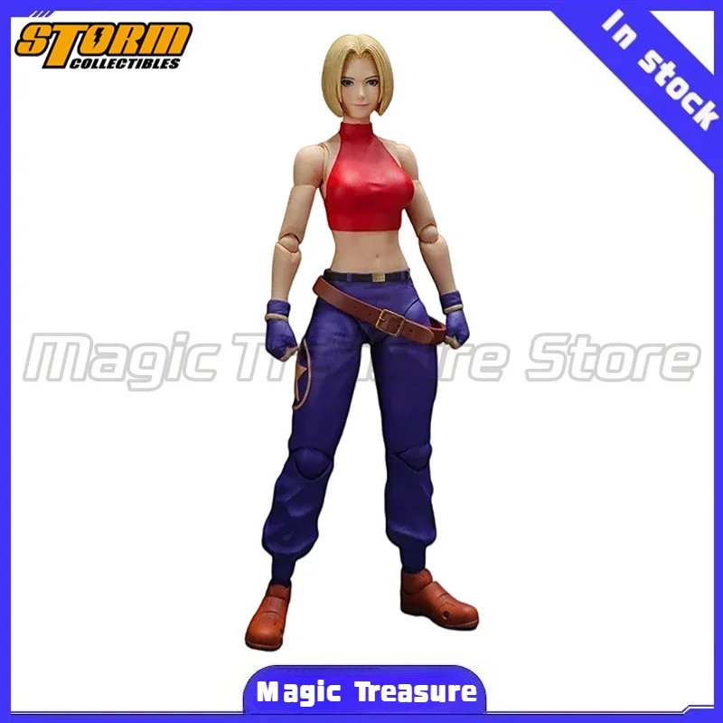【MT】In Stock Original Storm Collectibles THE KING OF FIGHTERS '98 ULTIMATE MATCH Blue Mary Action Figure Model Toy Gifts