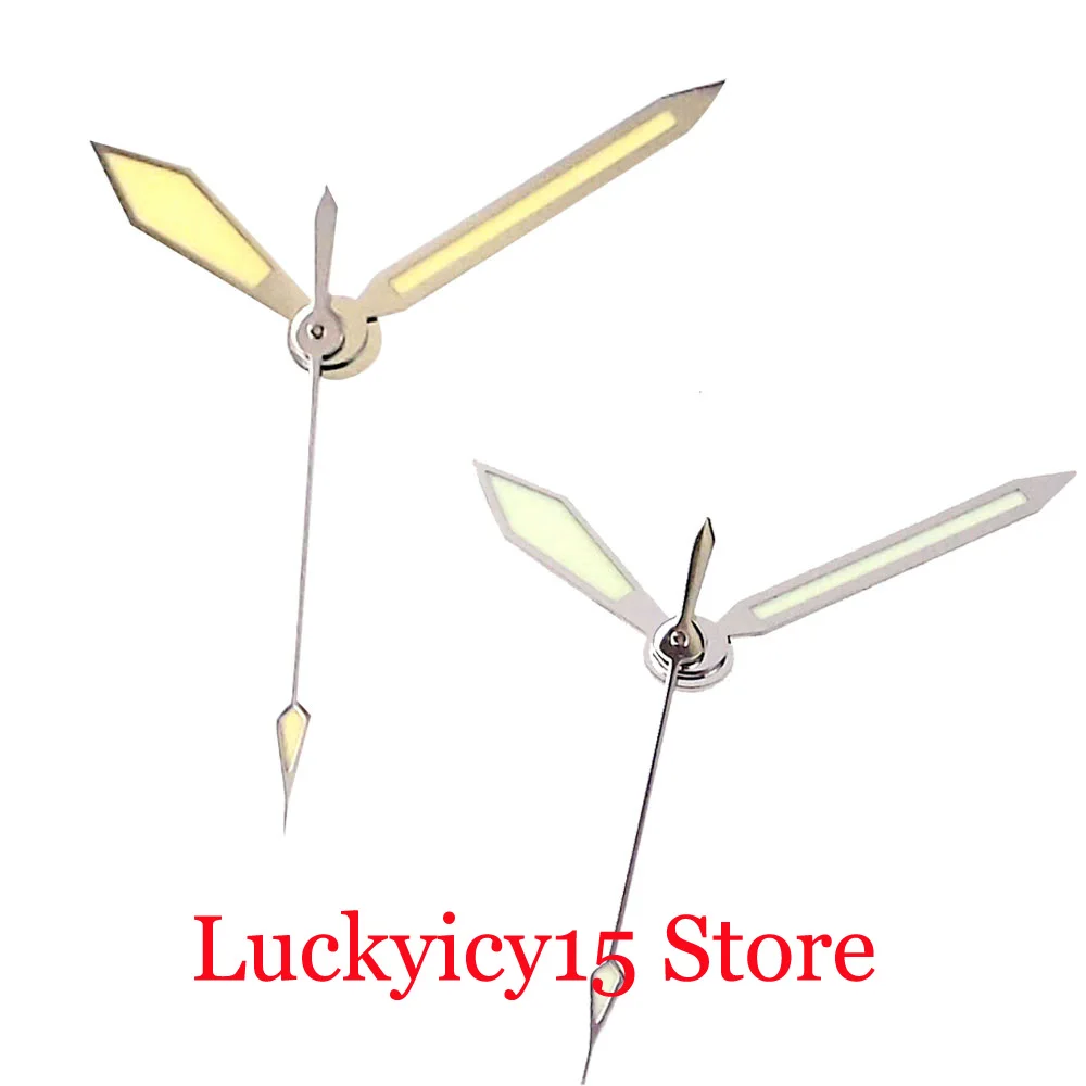 

Beige/White Hands Green Luminous Accessory Needles Set Fit NH35A NH36A NH70 NH38A SKX SRP 7S26 4R35 4R36 6309 7002 7009 Movement