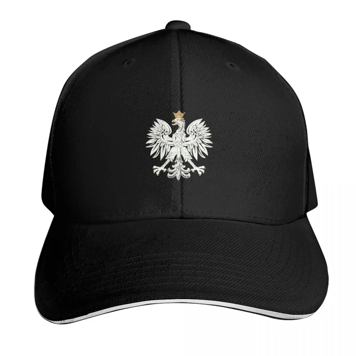 

Poland Vintage Coat of Arms V01 Baseball Cap Male hat fishing caps man Bobble Hat Visor Women's Golf Clothing Men's