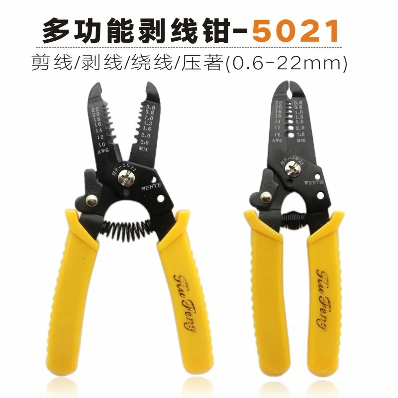 Pinze a crimpare, cavi da taglio e spelatura Terminali per pressatura a freddo, pinze a crimpare specifiche per elettricisti multifunzionali