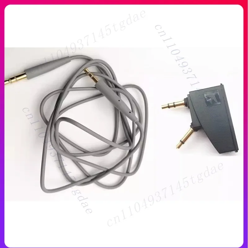 

Оригинальный кабель для наушников BOSE QC35/45 II, удлинитель аудиосигнала для QC25 (серый + штекер для самолета)