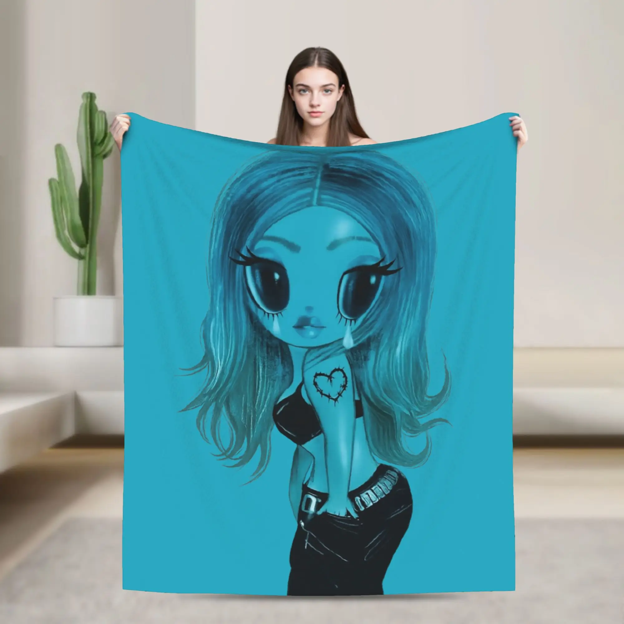 K-Karoled G NMADST New Album Throw Blanket for Couch Soft Fuzzy Plush Blanket 50x60 Inches Multi-size Bedspread for All Seasons