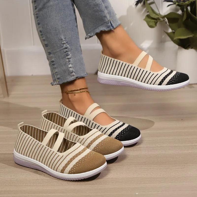 Mocasines zapatos de tela mocasines planos de Mujer 2025 nuevo estilo coreano blanco Casual zapatos de Mujer Zapatillas Mujer alpargatas Mujer Lona