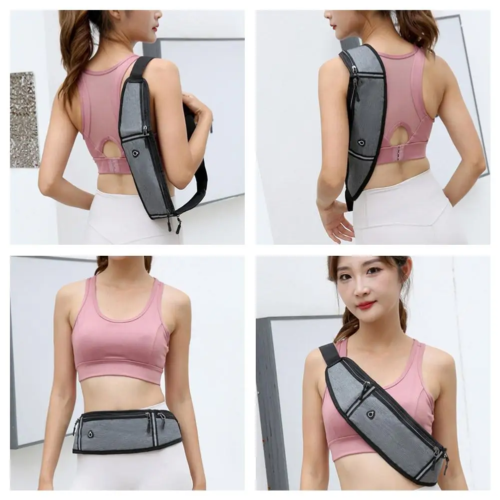 

﻿ Многофункциональная поясная сумка для бега, модная сумка для телефона, спортивная кожаная сумка из натуральной кожи, женская поясная сумка, кошелек на заказ C0v7