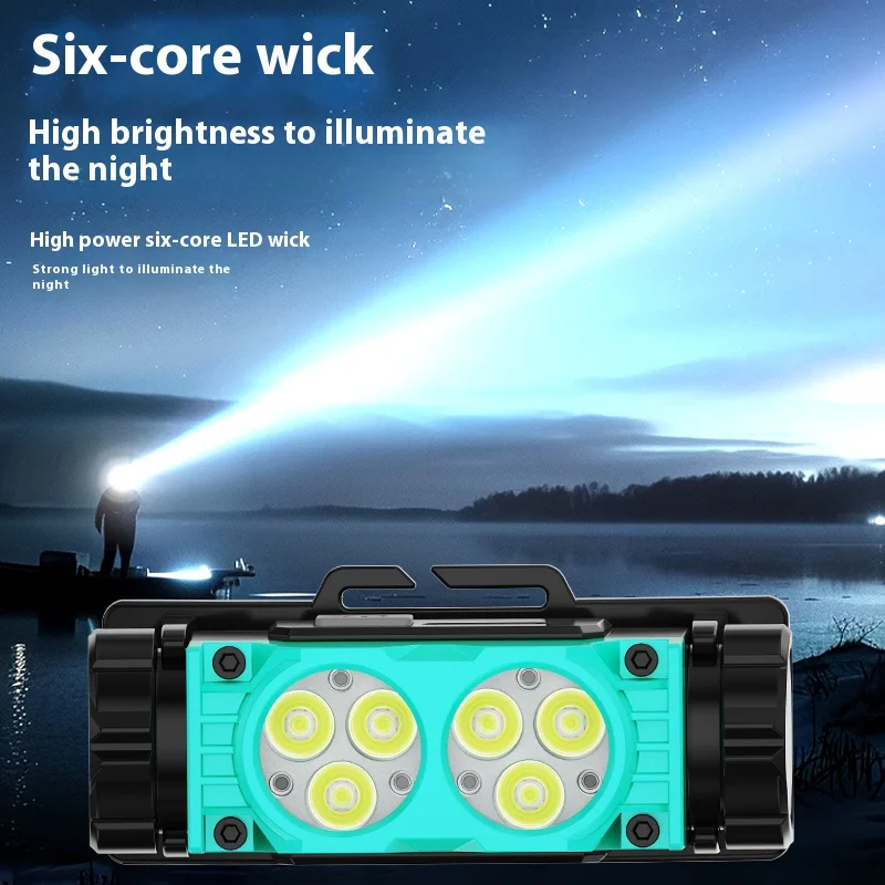 Led Rechargeable Headlamp HeadLight Waterproof Head Flashlights For Outdoor Camping Fishing Head Lamp