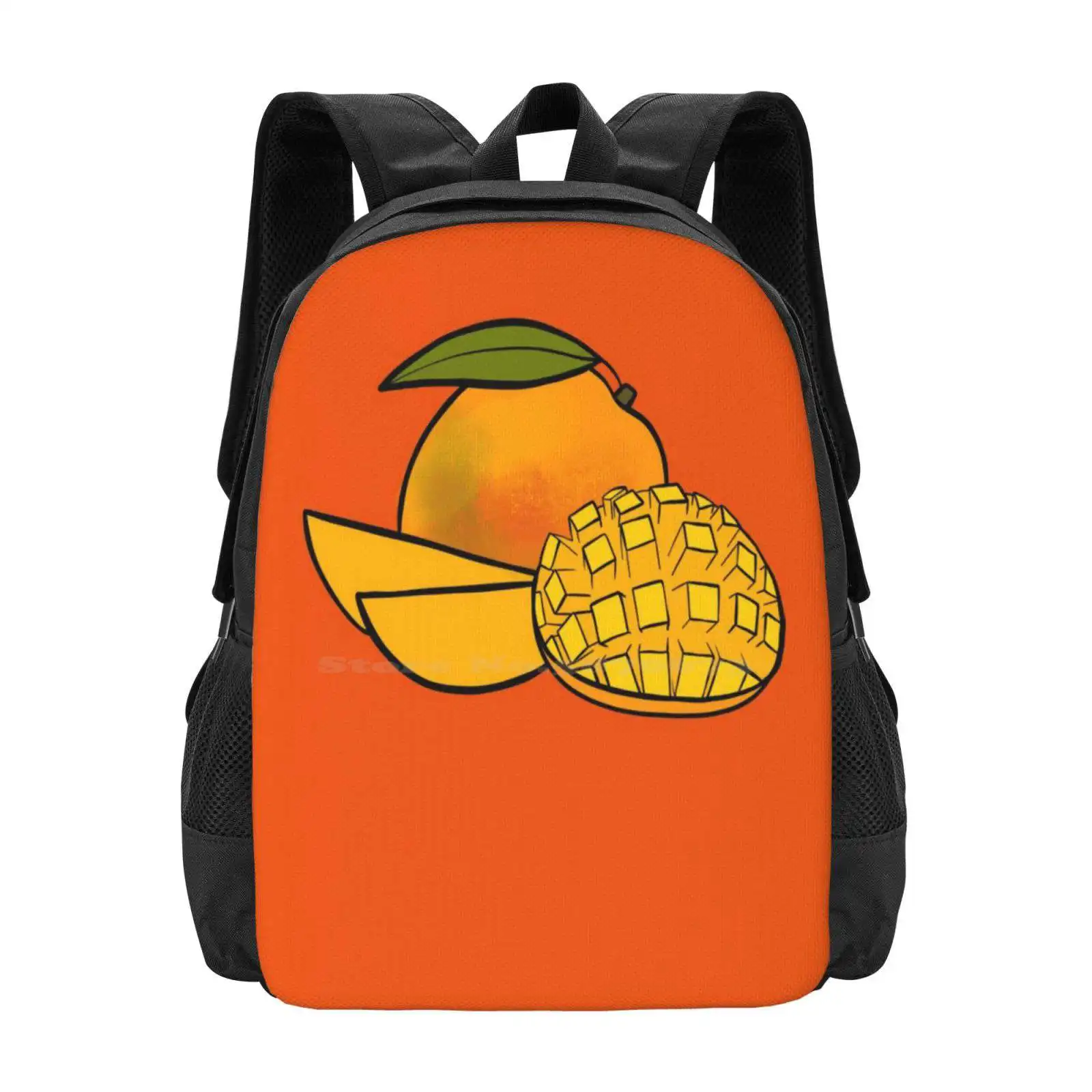 School Bags Travel Laptop Backpack Fruit Bright Tropical Sweet