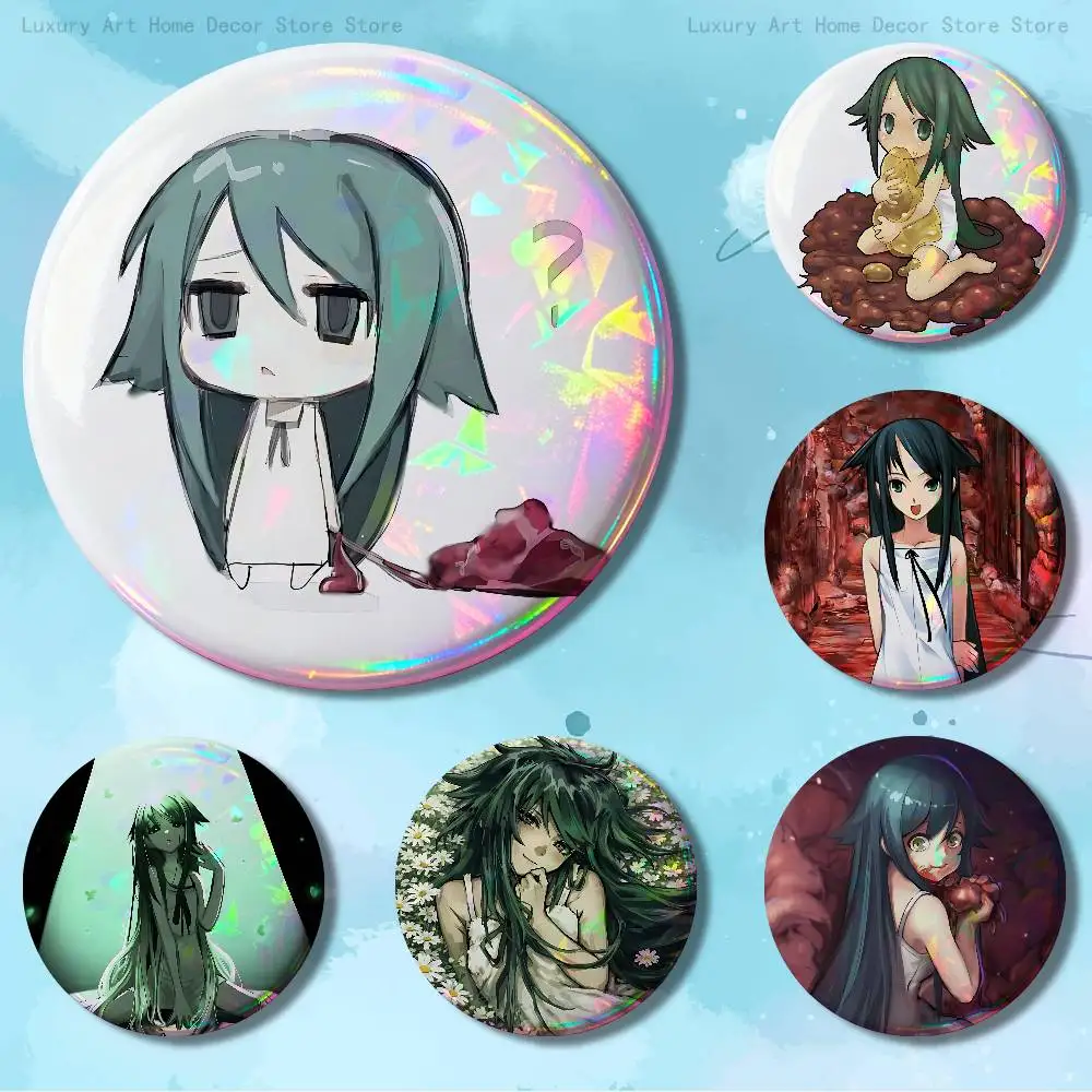 

The S-Song of S-Saya 32mm 58mm 75mm 44mm 25mm Anime Badges Brooches DIY Pins Decorations Birthday Gifts