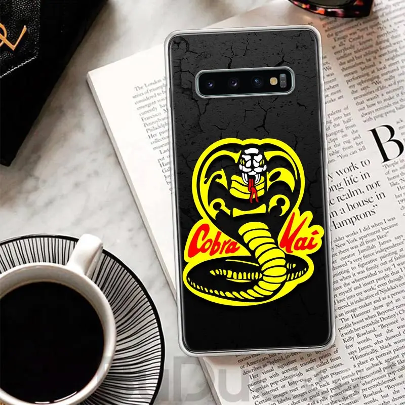 Cobra Kai Snake Cover For Samsung Galaxy S23 S22 S24 Ultra S21 Plus S20 FE Phone Case S10 + S10E S9 S8 Print Coque