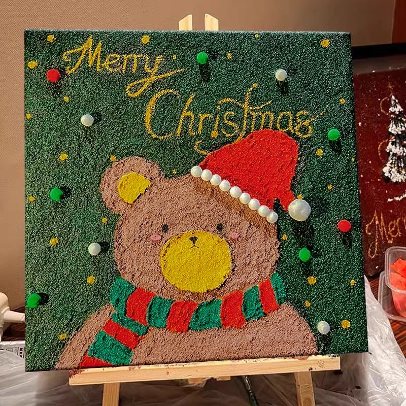 A6177  Christmas Pastoral Painting