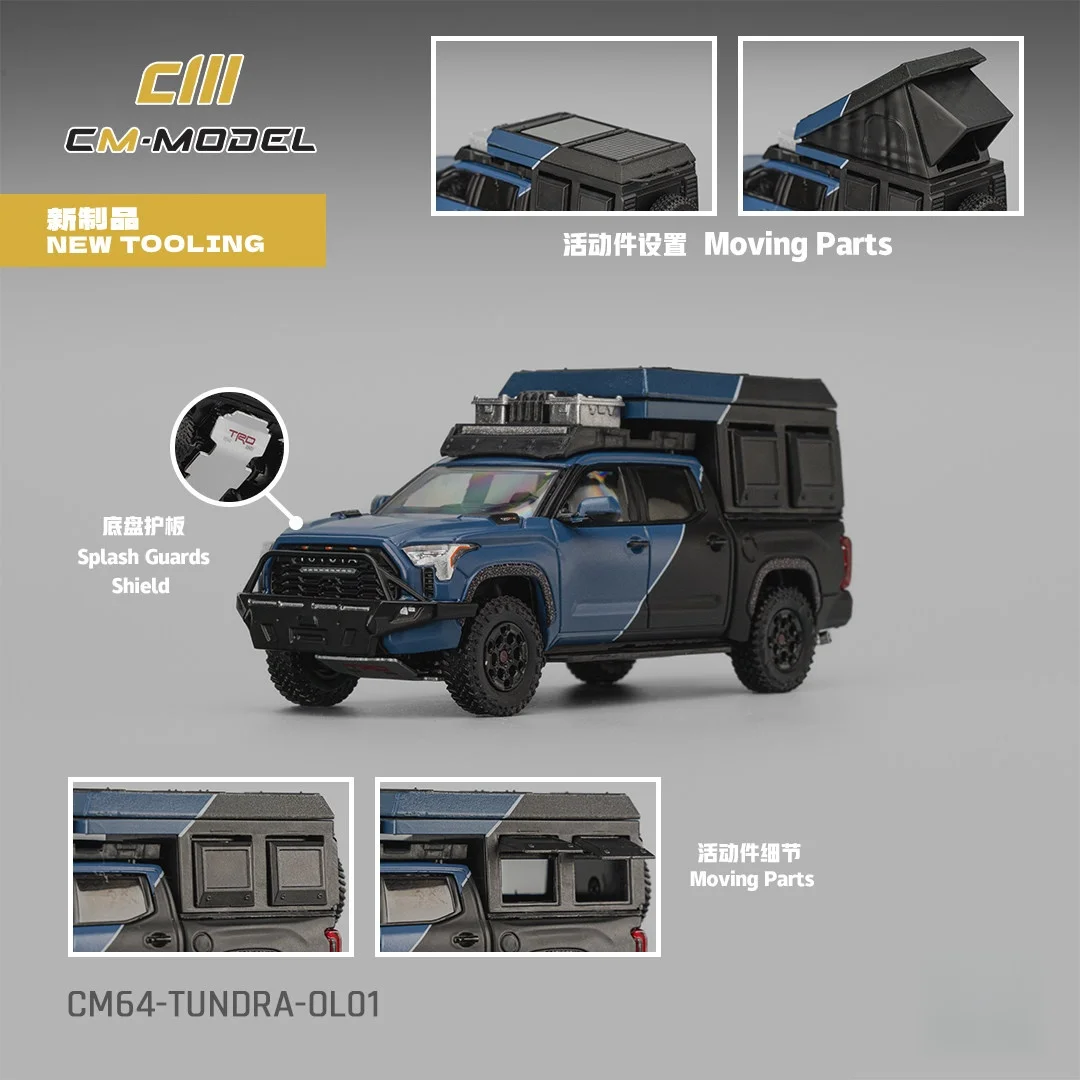 

Модель автомобиля CM 1:64 Tundra Overland Travel Edition из сплава