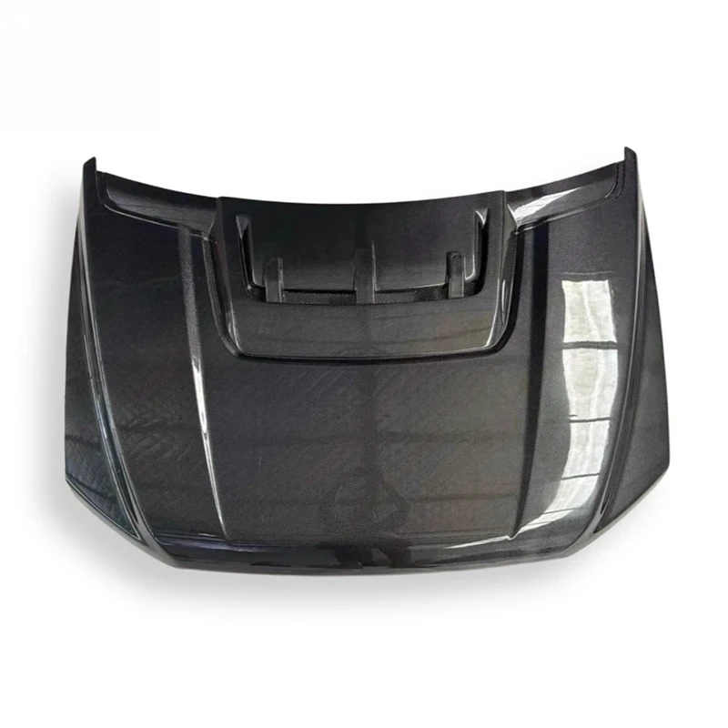 Carbon Fiber Engine Hood With Racing Vent Design Fits F150 Raptor Ranger T6 2019-2023 Off Road Aggressive Styling Exterior Parts