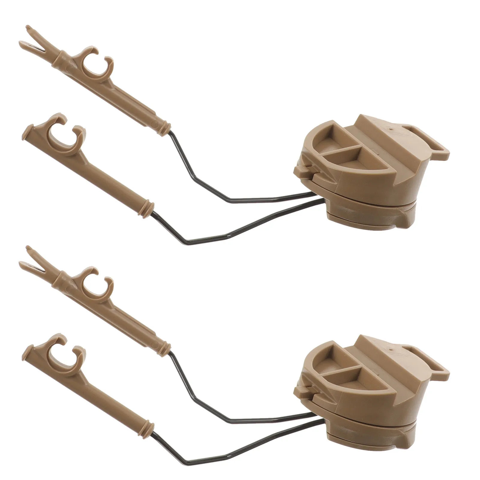 

1Pair Headphone Holder Multipurpose Rail Adapter Desktop Mount Hanging Rack Outdoor Portable Replacement