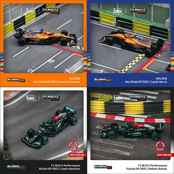 TW 1:64 F1 W11 EQ Performance Barcelona Pre-season Testing 2020 Diecast Diorama Car Model Collection Miniature Toys