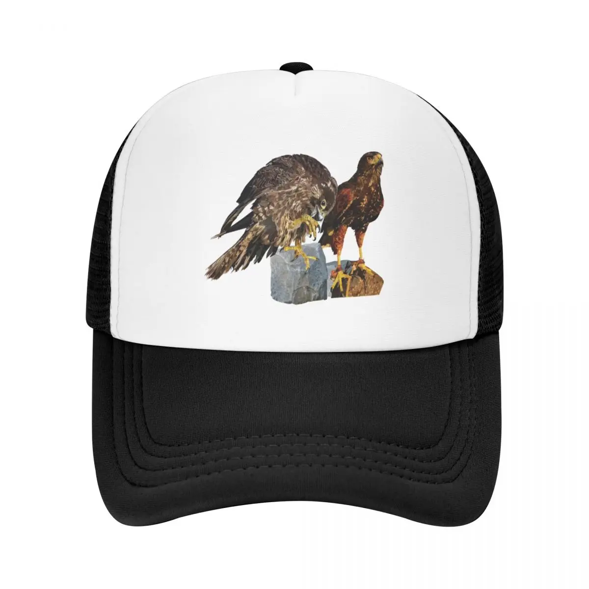 Peregrine Falcon and Harris's Eagle Baseball Cap Wild Ball Hat Streetwear Hats For Women Men's